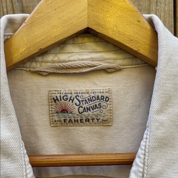 Faherty high standard Organic Cotton Canvas Shirt - Picture 3 of 10